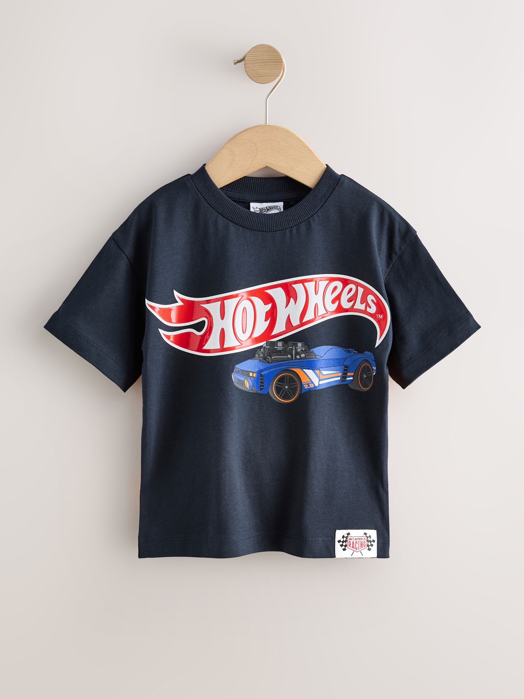 Buy Navy Hot Wheels Short Sleeve T-Shirt (9mths-8yrs) from Next USA
