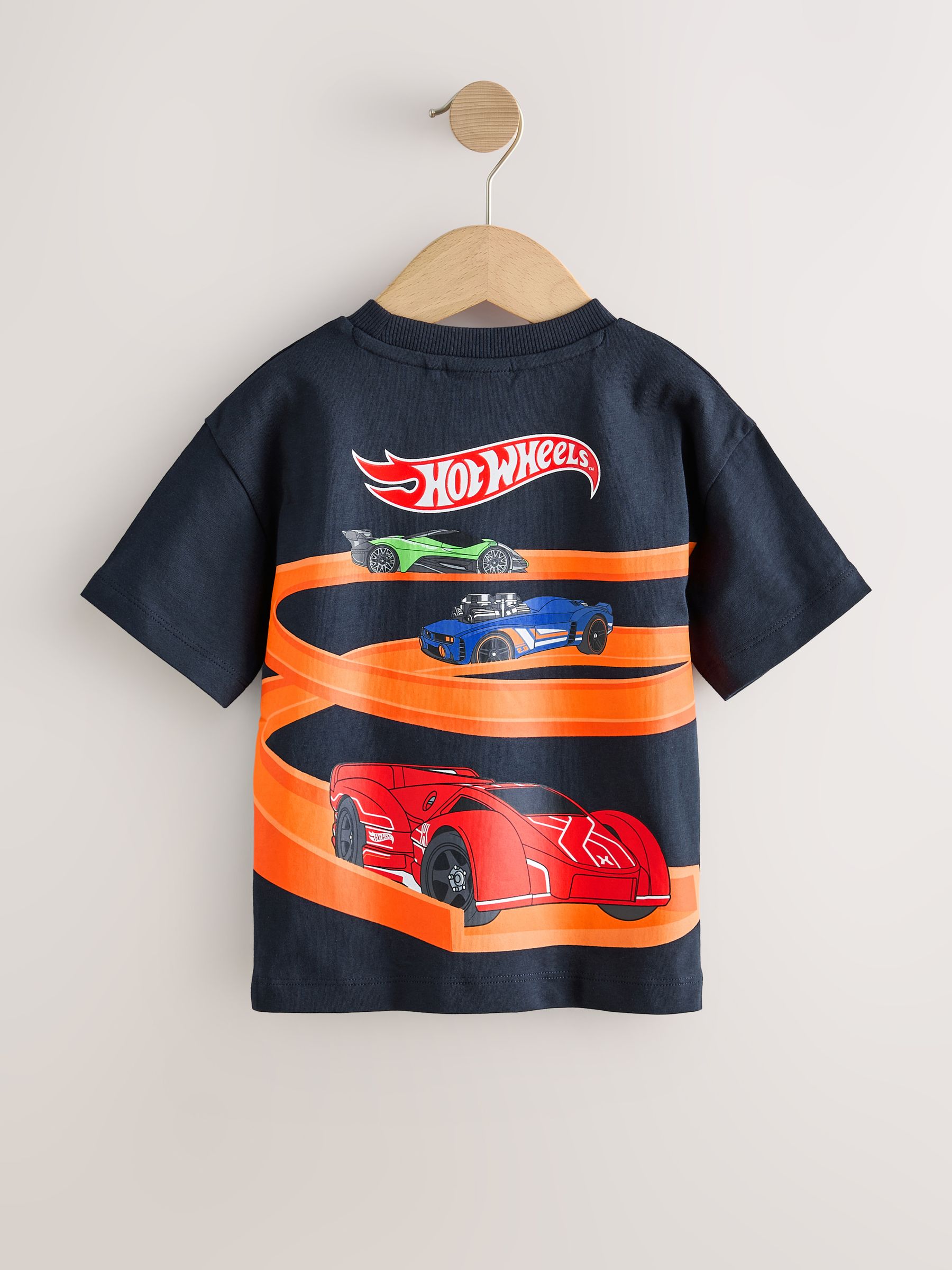 Buy Navy Hot Wheels Short Sleeve T-Shirt (9mths-8yrs) from Next USA