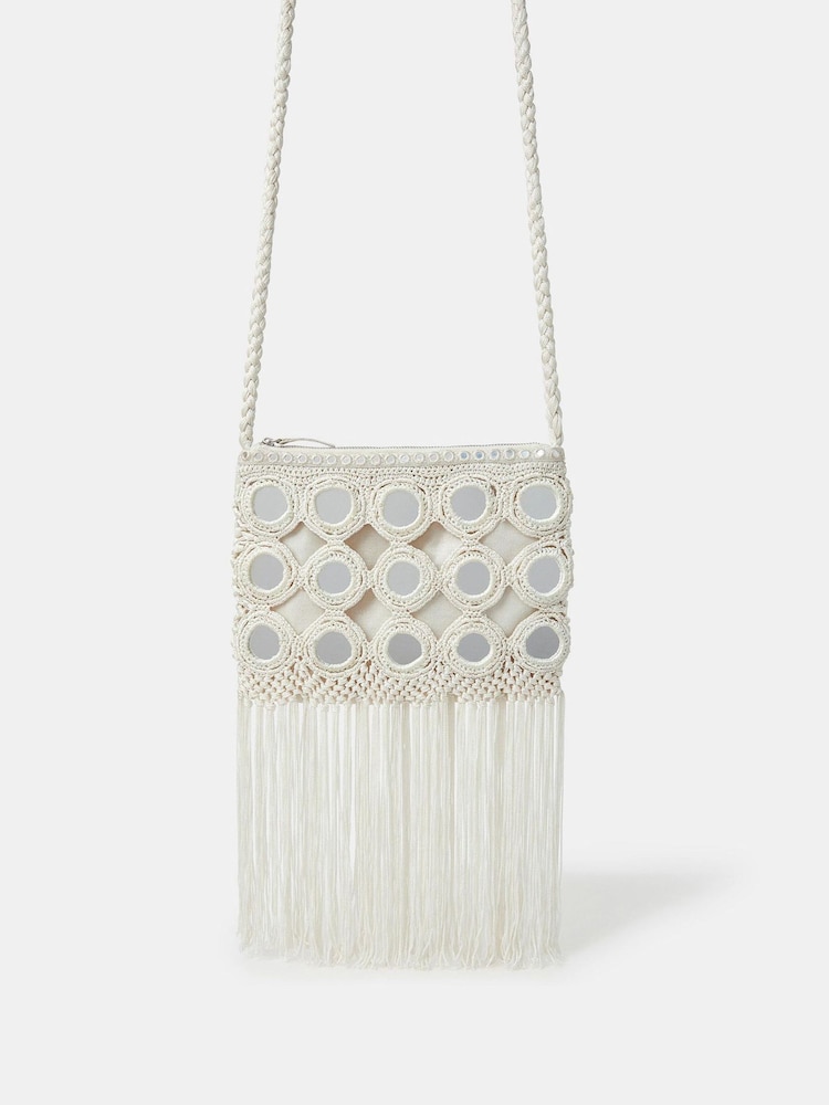 Accessorize Mirror Fringe Cross-Body Bag - Slika 1 iz 2