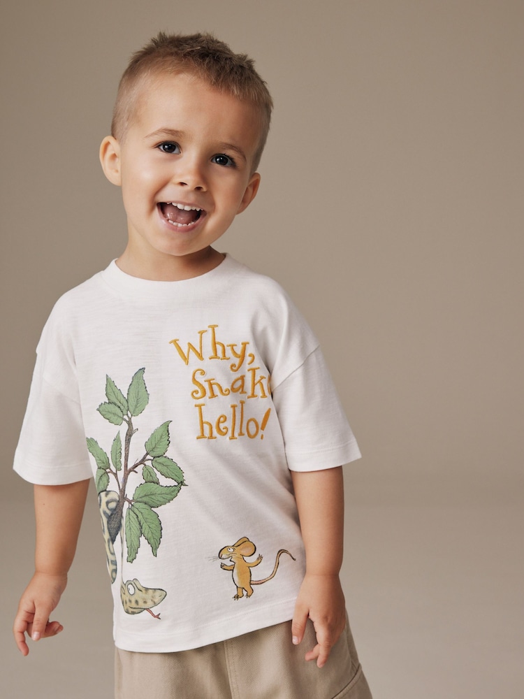Cream Gruffalo Short Sleeve T-Shirt (6mths-8yrs) - Image 1 of 2