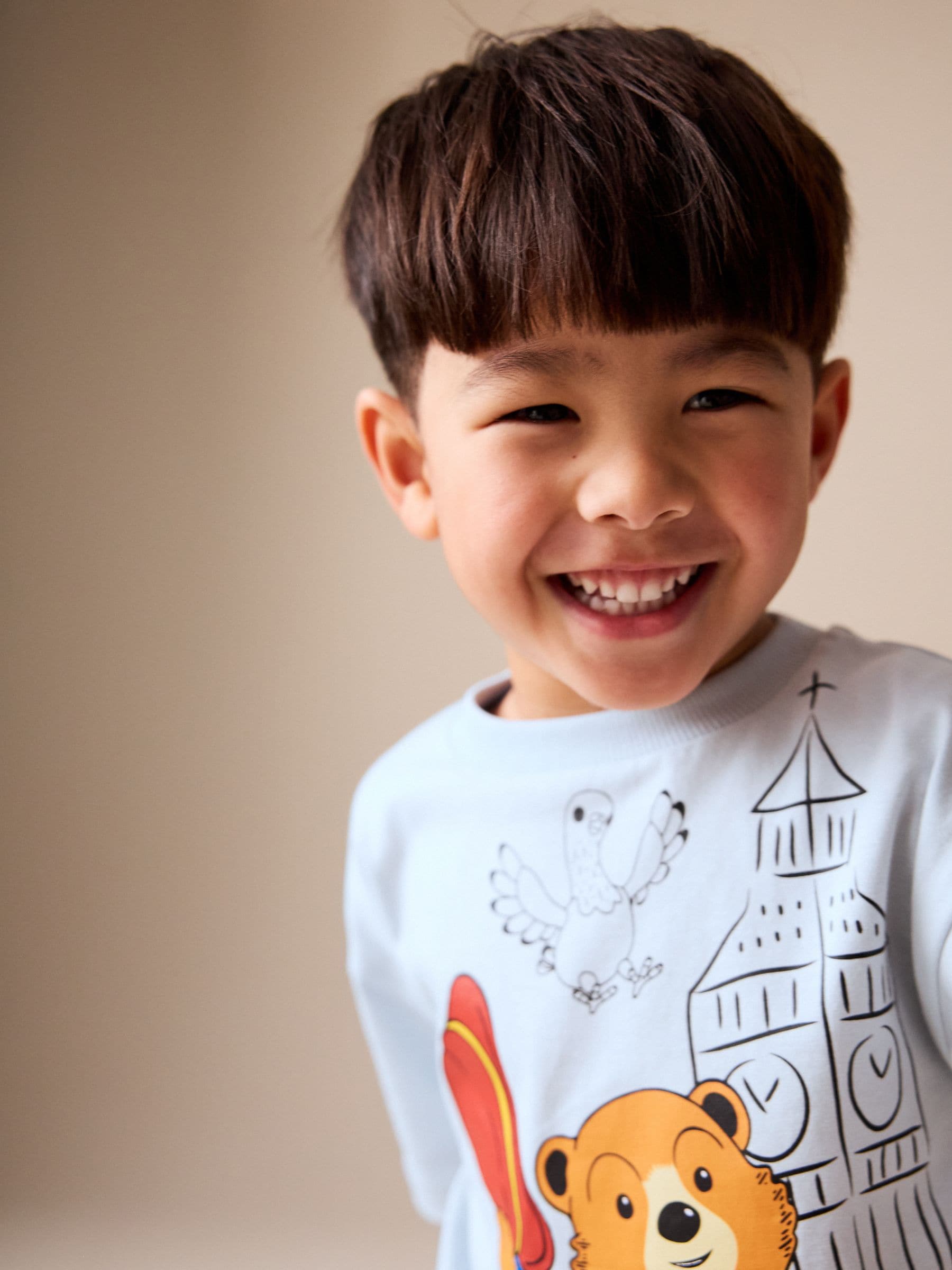 Next：日本 ブルー - Paddington Bear 半袖 Tシャツ (3月-8歳) from