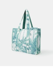 Accessorize Palm Print Quilted Shopper Bag - Slika 3 iz 5