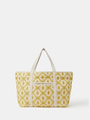 Accessorize Yellow Diamond Embroidered Shoulder Bag - Image 1 of 2
