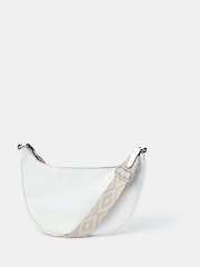 Accessorize White Webbing Strap Sling Bag - Image 1 of 2