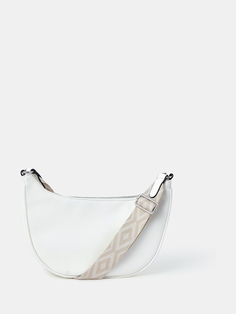 Accessorize White Webbing Strap Sling Bag - Image 1 of 2