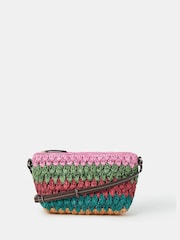 Accessorize Mix Woven Raffia Cross-Body Bag - Slika 1 iz 2