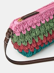 Accessorize Mix Woven Raffia Cross-Body Bag - Slika 2 iz 2