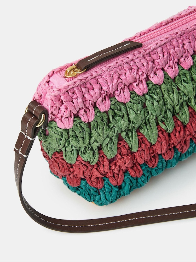Accessorize Mix Woven Raffia Cross-Body Bag - Slika 2 iz 2