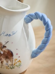 Multi Hamish The Highland Cow I love Moo Ceramic Jug Vase - Image 2 of 3