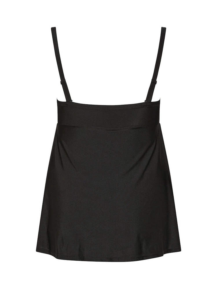 Negro - Yours Curve Ring Shimmer Bandeau Swimdress - Imagen 7 de 7