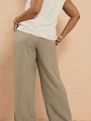 Yours Curve Natural Look Skinny Waist Trousers - Image 3 of 5