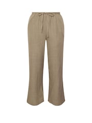 Yours Curve Natural Look Skinny Waist Trousers - Image 5 of 5