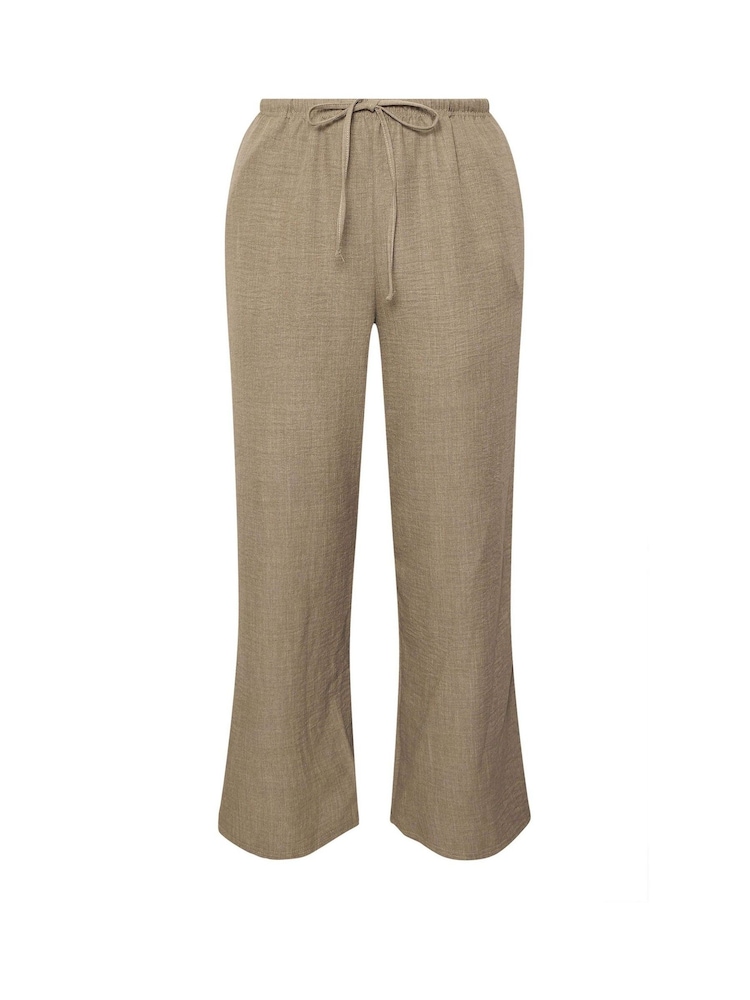 Yours Curve Natural Look Skinny Waist Trousers - Image 5 of 5