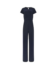 Long Tall Sally Blue Twist Front ITY Jumpsuit - Image 1 of 1