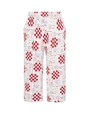 Yours Curve White Crinkle Midaxi Culottes - Image 5 of 5