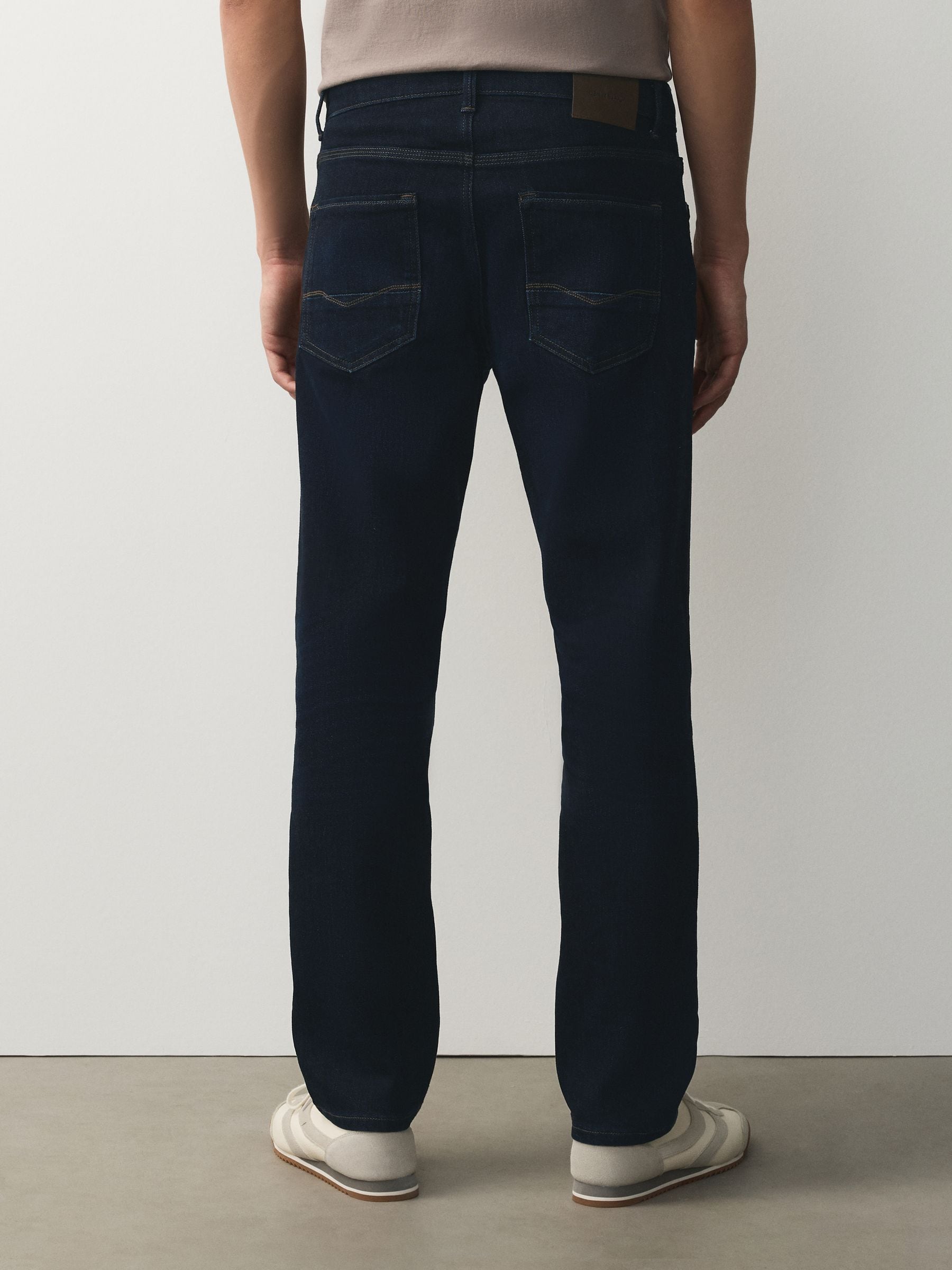 Buy Mid Blue Authentic Stretch Denim Jeans from Next Romania