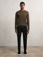 Pantalones de chándal con cordón ajustable Premier Interlock de Reiss - Imagen 1 de 6