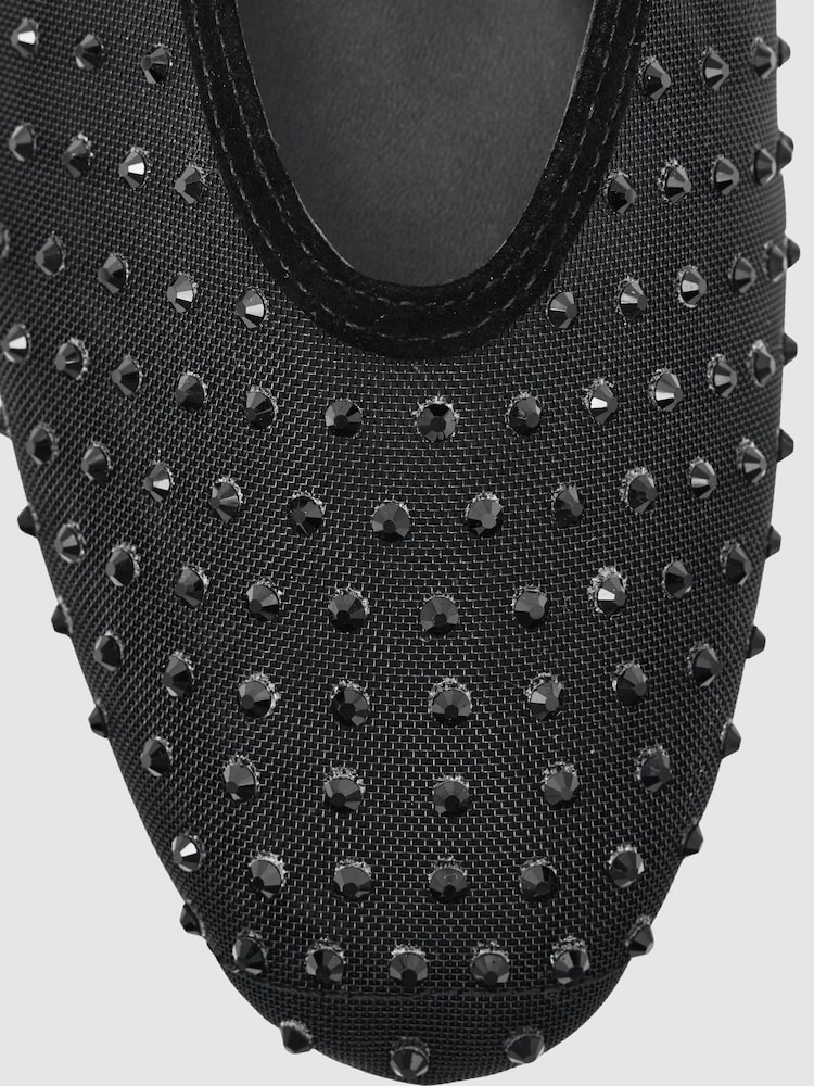 Reiss Black Dina Shoes - Image 5 of 5