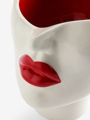Rockett St George Red Lips Face Plant Pot - Image 5 of 5