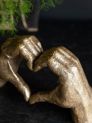 Rockett St George Gold Heart Hand Ornament - Image 3 of 6