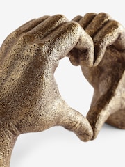 Rockett St George Gold Heart Hand Ornament - Image 6 of 6