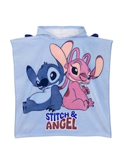 Character Blue Disney Lilo and Stitch 100% Cotton Towel Poncho - Image 8 of 12