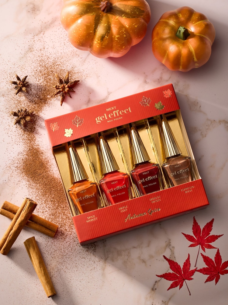 Set of 4 Gel Effect Nail Polish Gift Set - Image 1 of 1