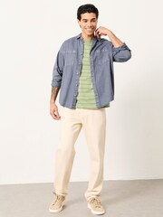 FatFace Natural Tapered Fit Jeans - Image 3 of 5