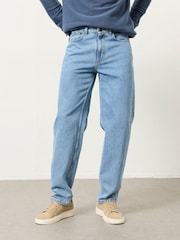 Lys Blå - FatFace Tapered Fit Jeans - Bilde 1 av 6