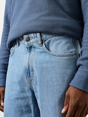 FatFace Light Blue Tapered Fit Jeans - Image 3 of 6