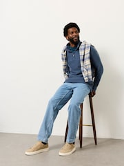 Lys Blå - FatFace Tapered Fit Jeans - Bilde 5 av 6