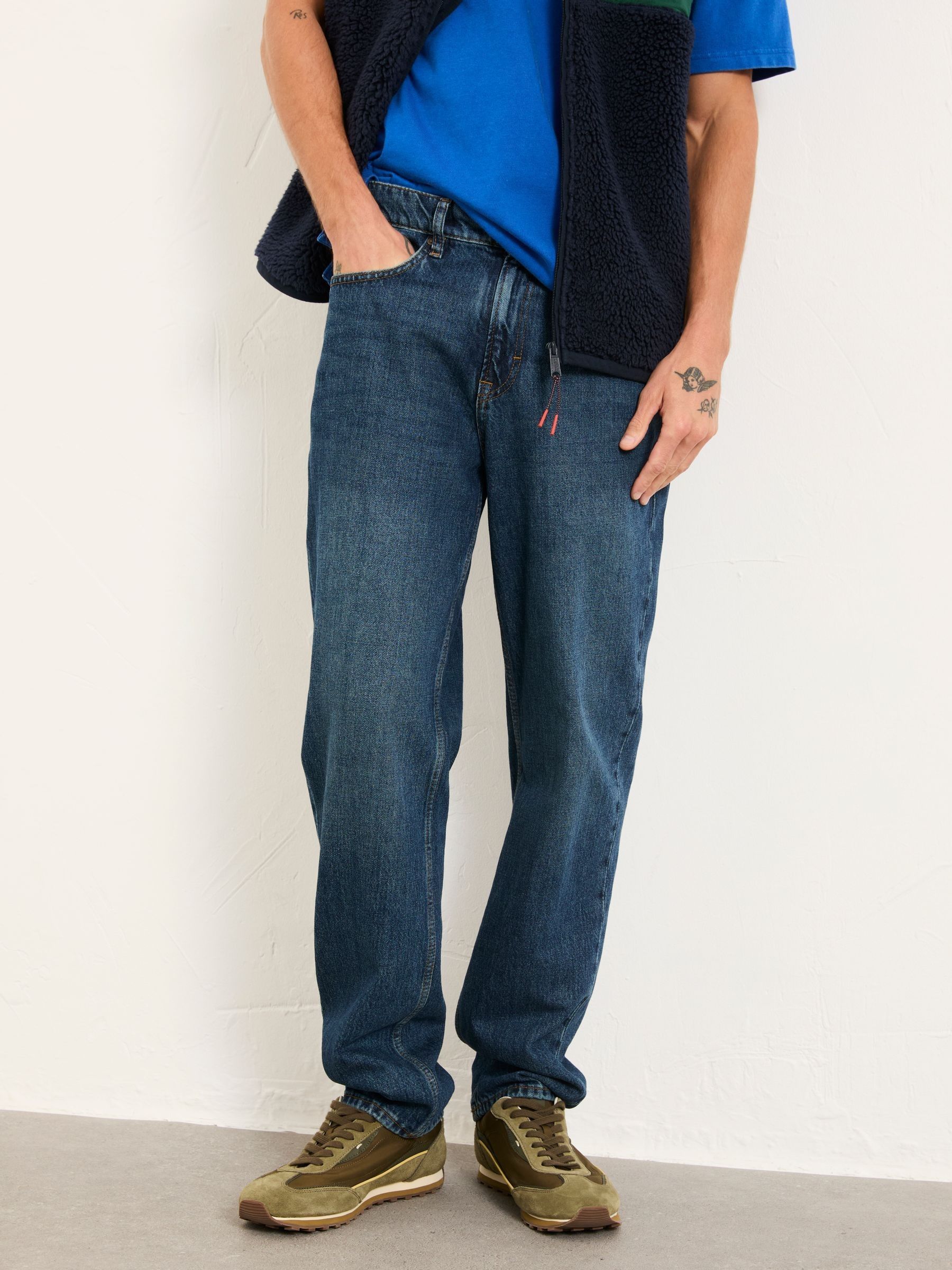 Fat Face Men - Jeans - Tapered Fit - Indigo/Blue