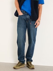 FatFace Indigo Blue Tapered Fit Jeans - Image 1 of 5
