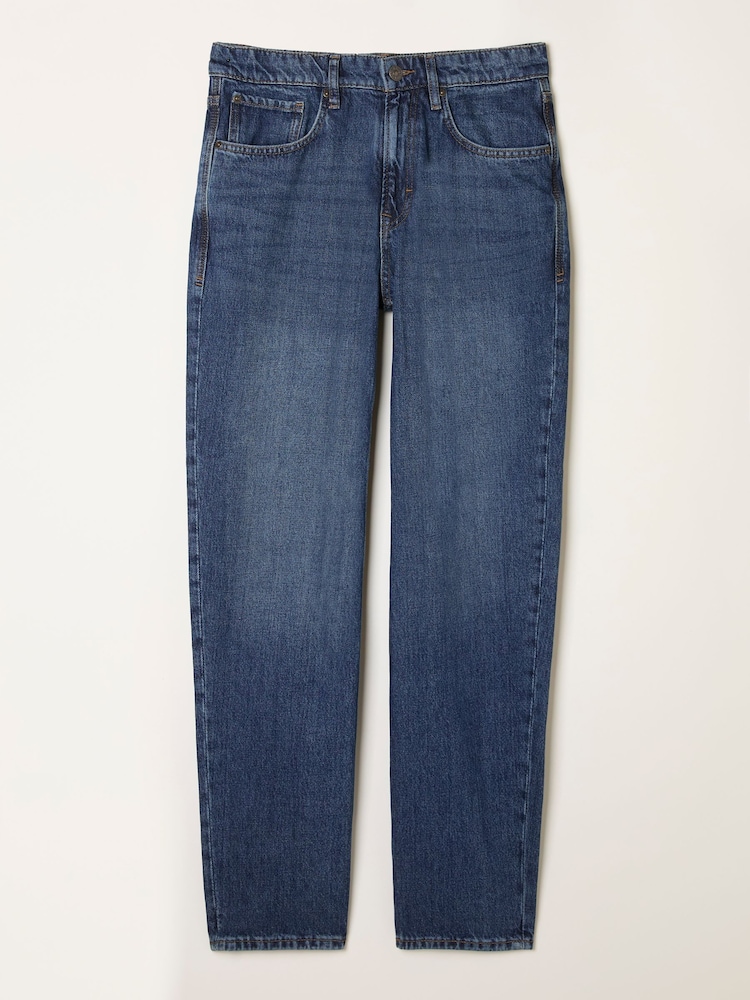 FatFace Indigo Blue Tapered Fit Jeans - Image 5 of 5 FatFace Indigo Blue Tapered Fit Jeans - Image 5 of 5