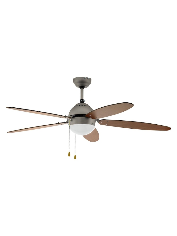 Eglo Satin Nickel Susale Reversible Ceiling Fan - Image 2 of 3