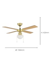 Eglo Bronze Fortaleza Wood Ceiling Fan - Image 3 of 4