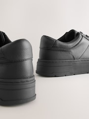 Black Cleat Chunky Lace Up Trainers - Image 10 of 10