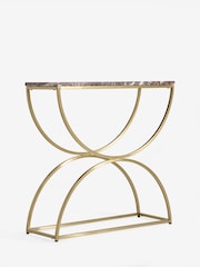 Red Marble Console Table - Image 7 of 9