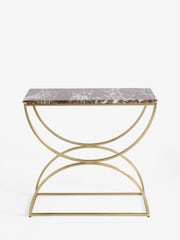 Red Marble Console Table - Image 8 of 9