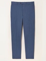FatFace Bosbury French Navy Tailored Fit Pique Chinos - Image 6 of 6