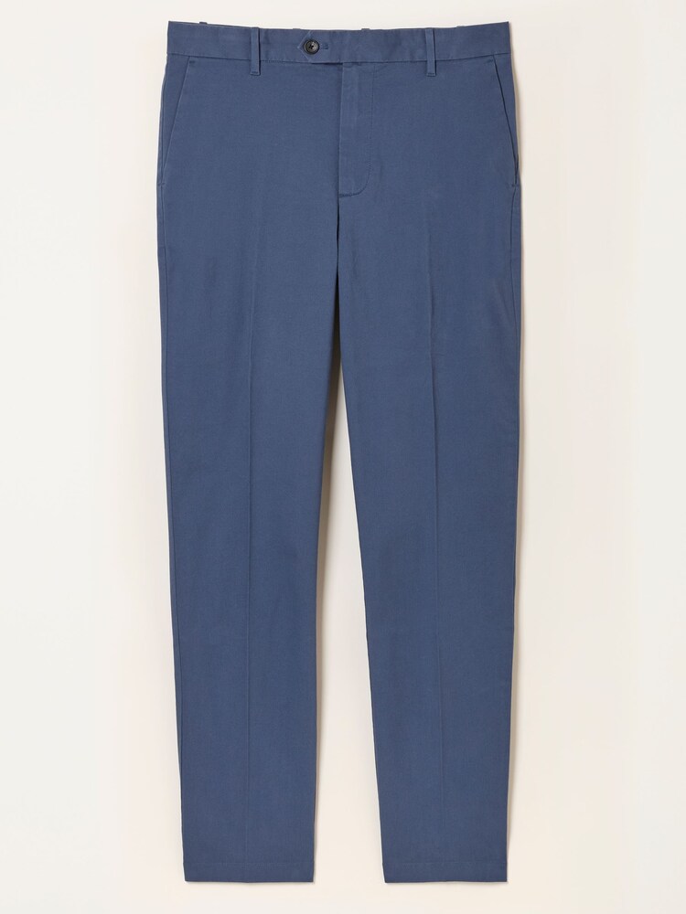 FatFace Bosbury French Navy Tailored Fit Pique Chinos - Image 6 of 6