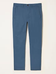 FatFace Teal Blue Straight Fit Modern Coastal Chinos - Image 6 of 6