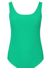 Yours Curve Animal Print Towelling Swimsuit - Imagem 5 de 6