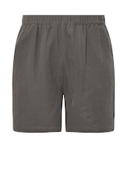 Yours Curve Grey Cheesecloth Co-Ord Shorts - Image 5 of 5