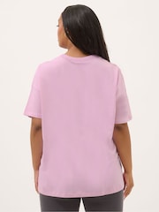 Yours Curve Pink Wellness Retreat Active T-Shirt - Image 3 of 5
