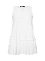 White Broderie Tierred Vest Top - Image 5 of 5