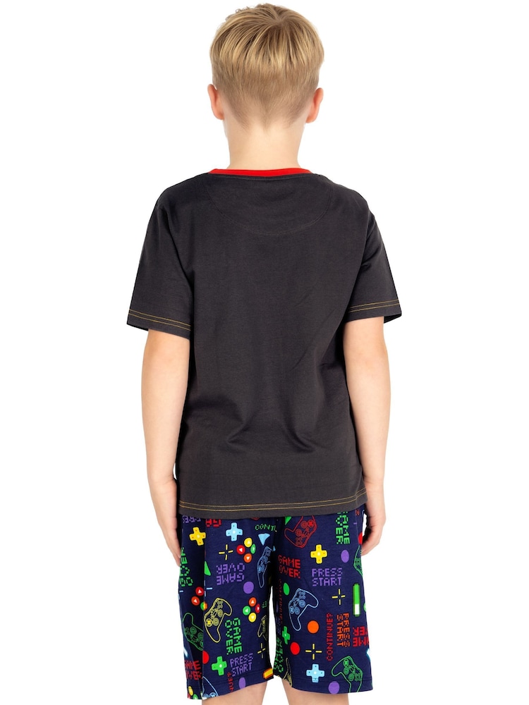 Character Boys Harry Bear Short Gaming Pyjamas - صورة 2 من 12