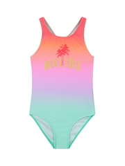 Harry Bear Pink Malibu Ombre Glitter Swimsuit - Image 6 of 6