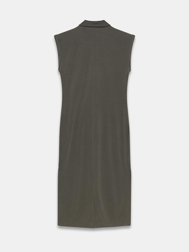 Mint Velvet Green Utility Midi Dress - Image 8 of 8
