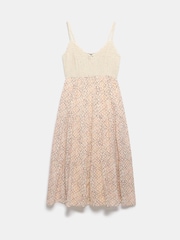 Mint Velvet Geo Print Crochet Maxi Dress - Imagen 6 de 8
